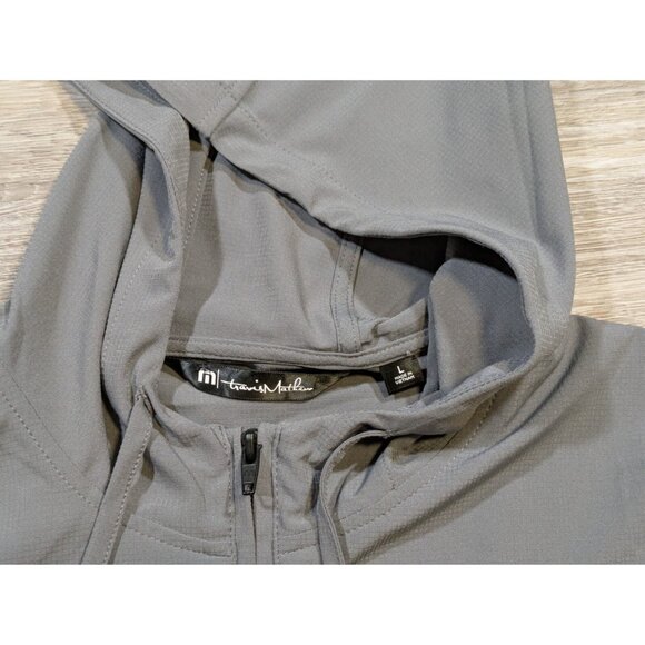 Travis Mathew Men's Large Wanderlust Coors Light Hoodie Jacket Full Zip Gray - Picture 2 of 9